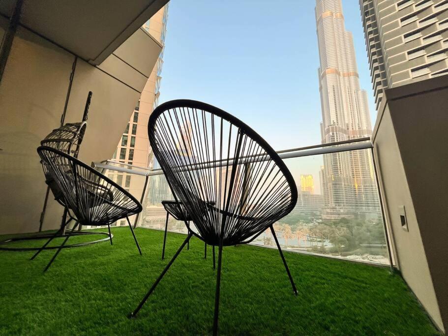 Magnificent 2 Bedroom With Stunning Burj Khalifa View ดูไบ ภายนอก รูปภาพ